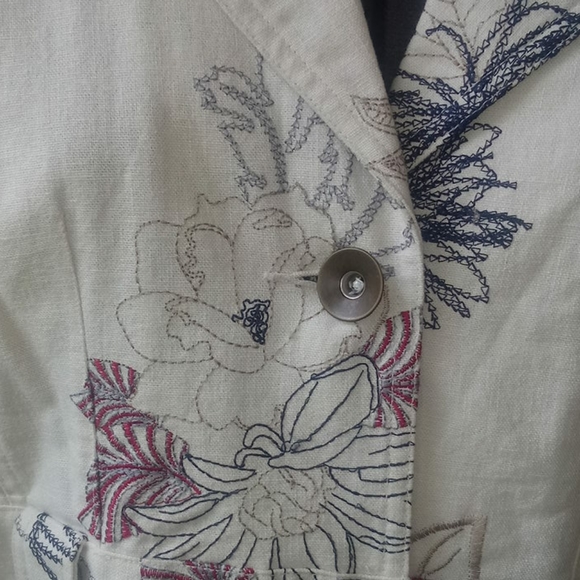 Multiples Embroidered Jacket - Picture 2 of 9